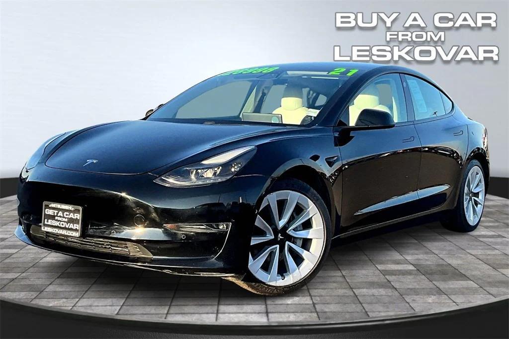 used 2021 Tesla Model 3 car, priced at $25,998