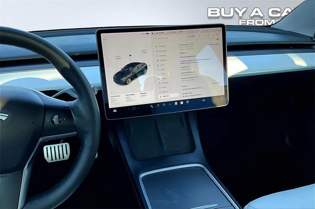 used 2021 Tesla Model 3 car, priced at $25,998