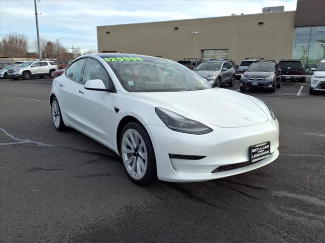 used 2022 Tesla Model 3 car, priced at $29,998