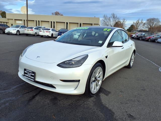 used 2022 Tesla Model 3 car, priced at $28,998