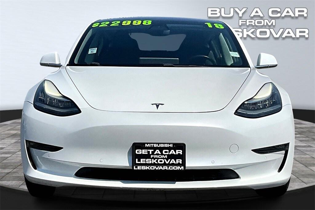 used 2018 Tesla Model 3 car, priced at $20,998