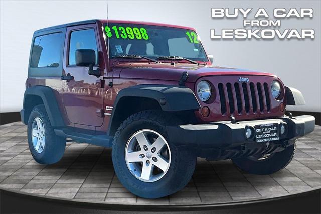 used 2012 Jeep Wrangler car, priced at $13,998
