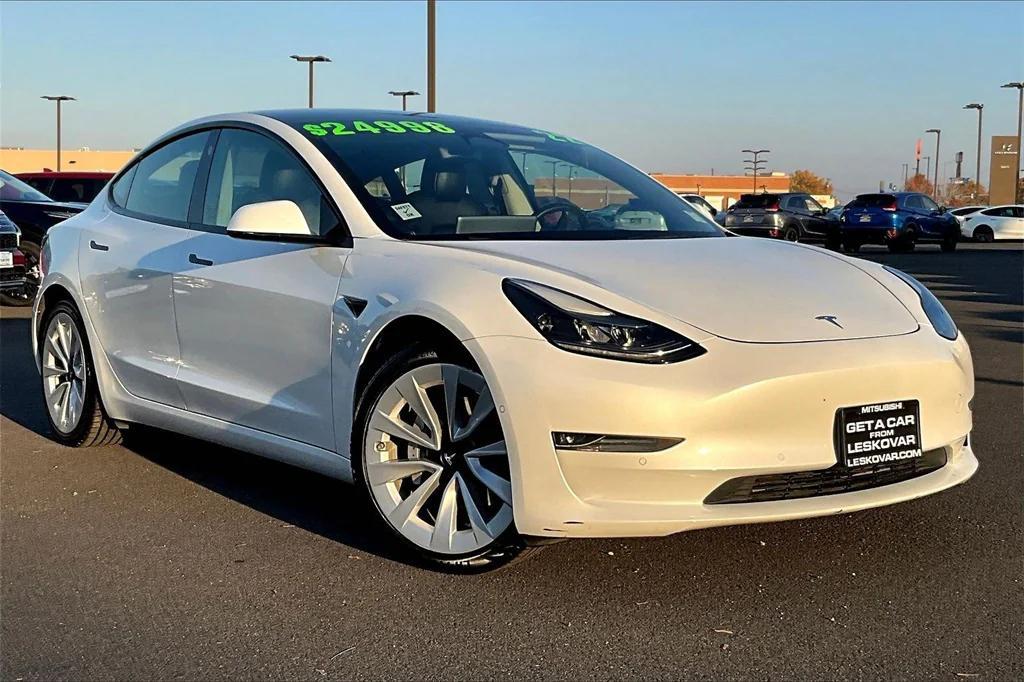 used 2022 Tesla Model 3 car, priced at $24,998