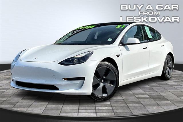 used 2021 Tesla Model 3 car, priced at $25,998