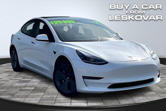 used 2021 Tesla Model 3 car, priced at $25,998
