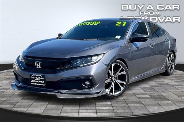 used 2021 Honda Civic car, priced at $21,998