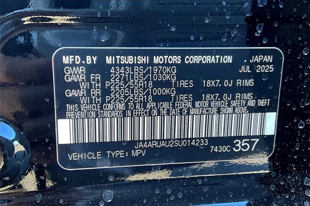 new 2025 Mitsubishi Outlander Sport car, priced at $25,998