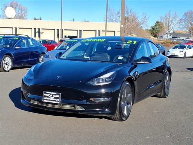 used 2021 Tesla Model 3 car, priced at $27,998