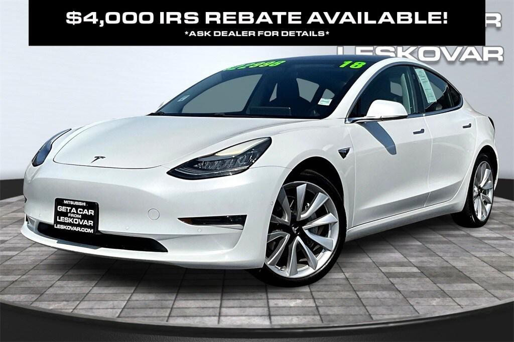 used 2018 Tesla Model 3 car, priced at $21,998