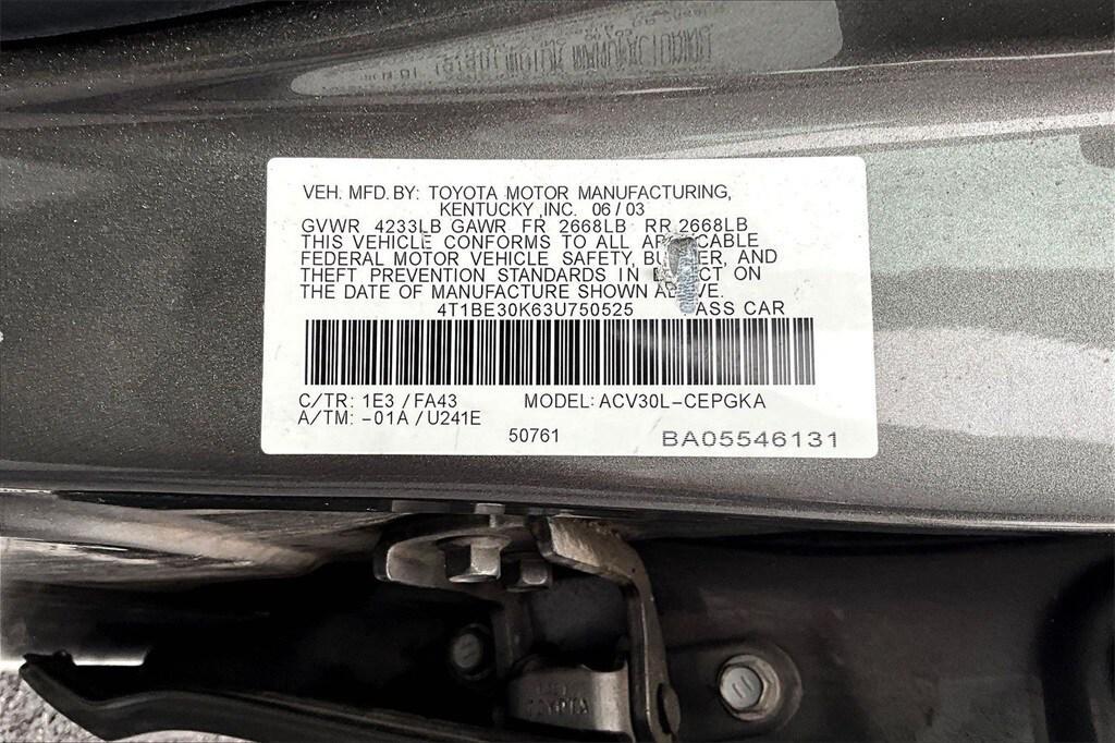 used 2003 Toyota Camry car, priced at $2,998