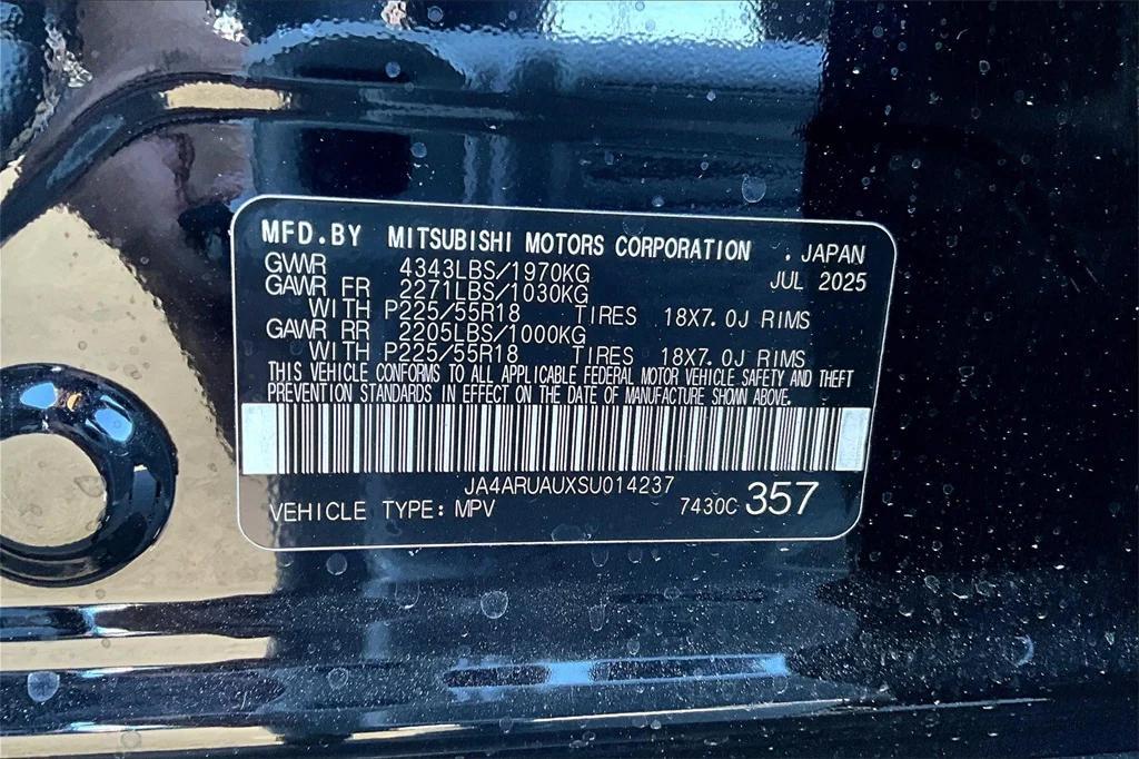 new 2025 Mitsubishi Outlander Sport car, priced at $23,998