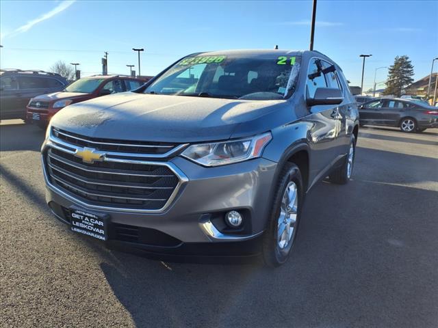 used 2021 Chevrolet Traverse car, priced at $22,998