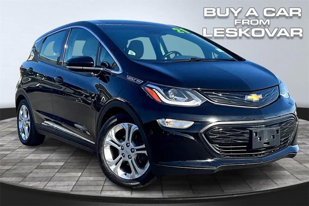 used 2021 Chevrolet Bolt EV car, priced at $13,998