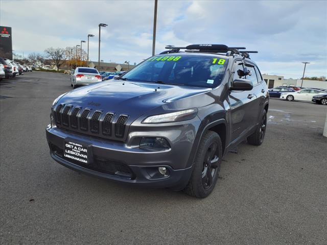 used 2018 Jeep Cherokee car, priced at $15,000