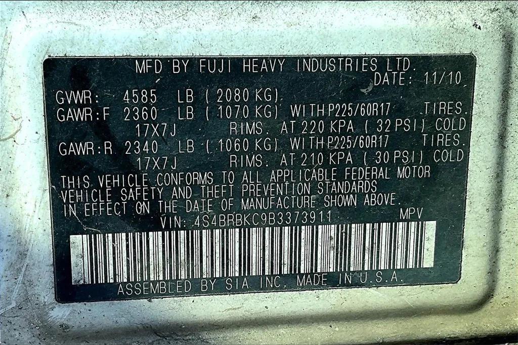 used 2011 Subaru Outback car, priced at $4,998