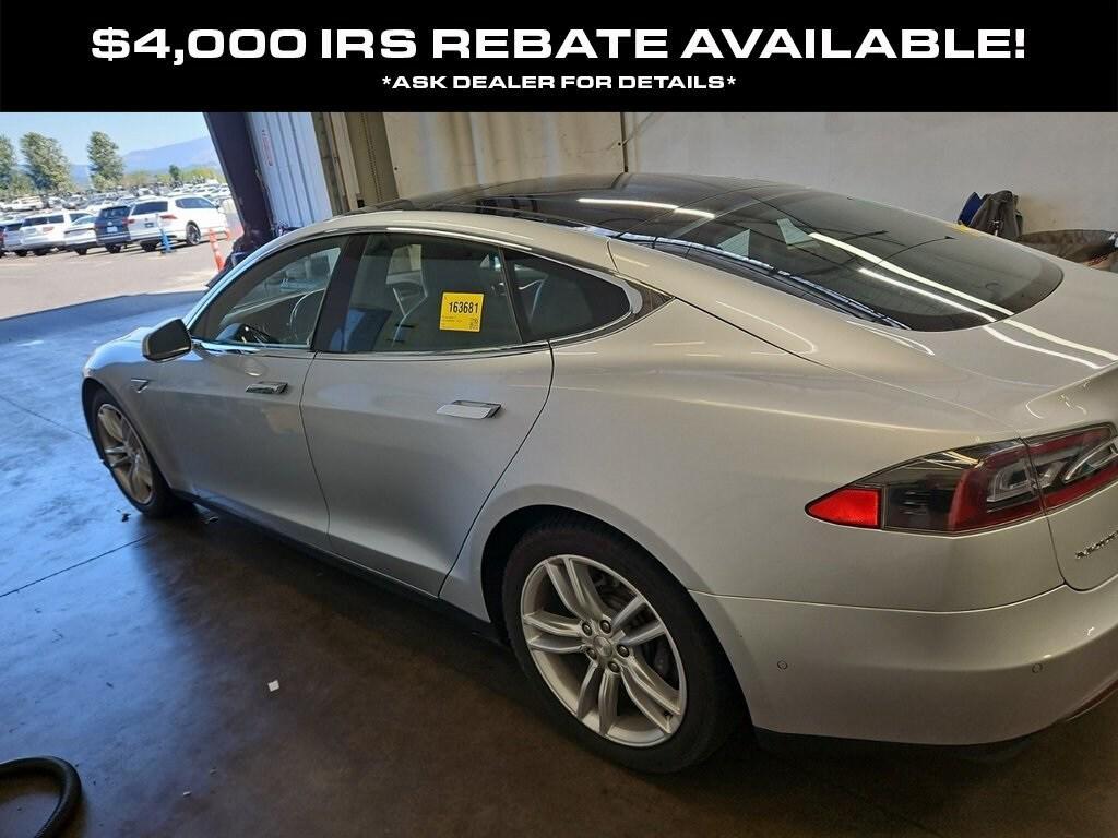 used 2015 Tesla Model S car, priced at $14,998