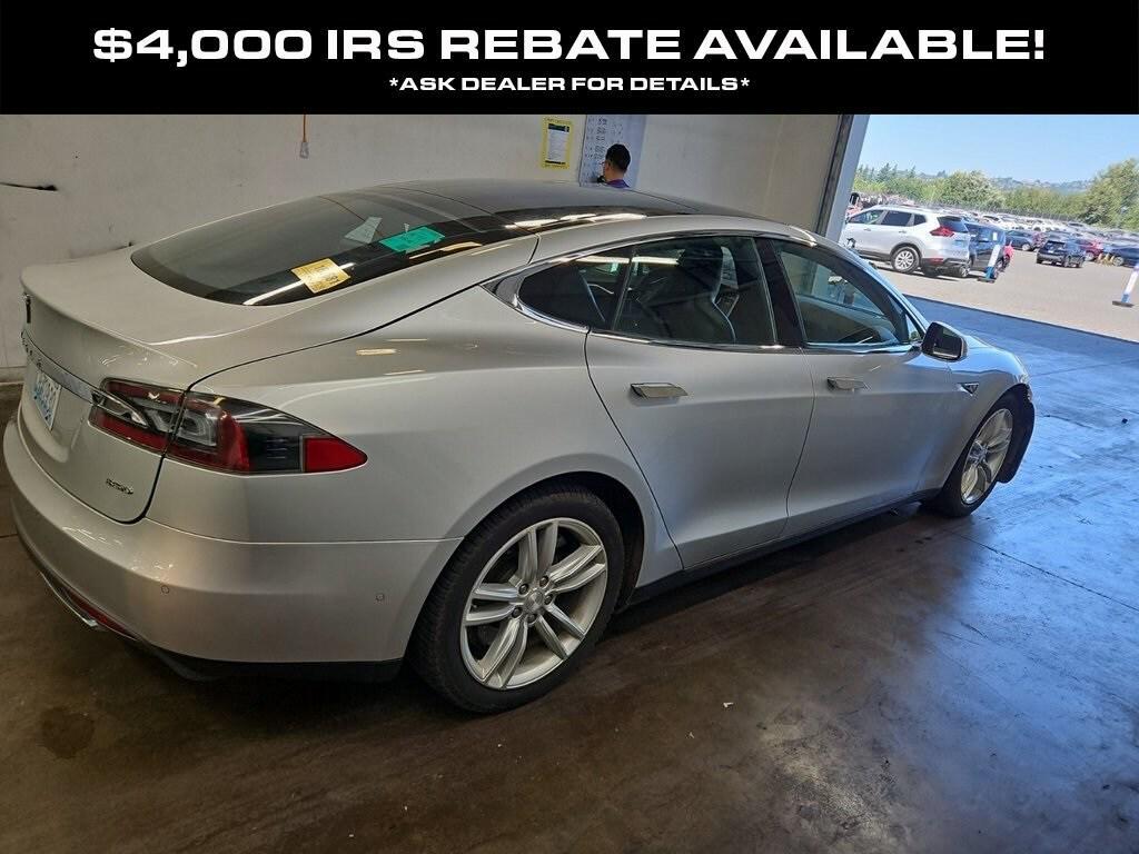used 2015 Tesla Model S car, priced at $14,998