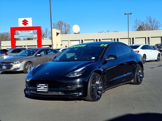 used 2022 Tesla Model 3 car, priced at $26,998