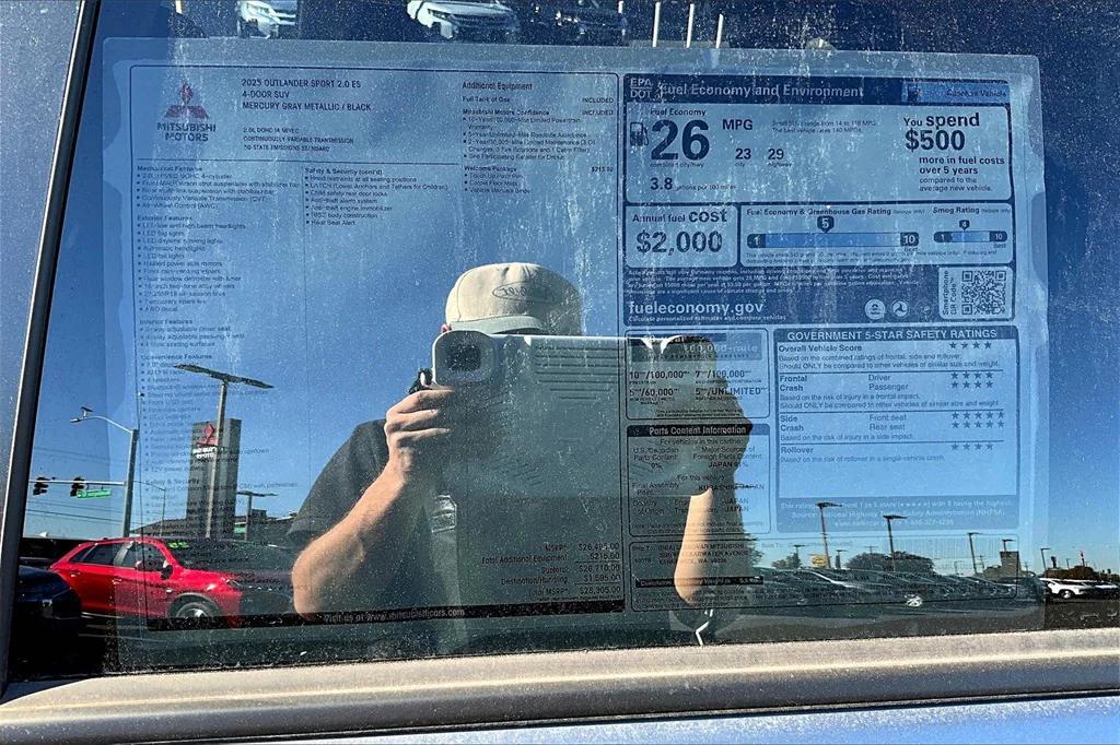 new 2025 Mitsubishi Outlander Sport car, priced at $23,998