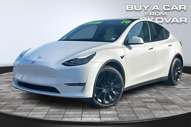 used 2020 Tesla Model Y car, priced at $22,998