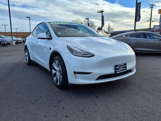 used 2021 Tesla Model Y car, priced at $27,998