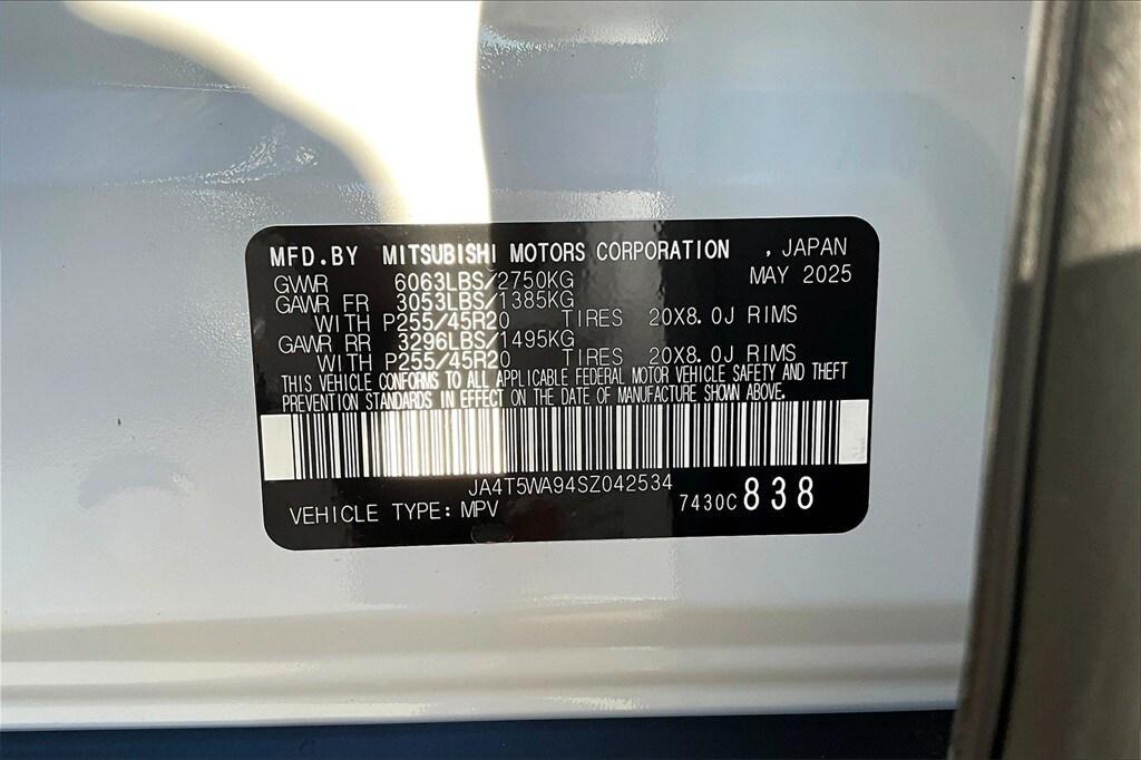 new 2025 Mitsubishi Outlander PHEV car, priced at $46,998