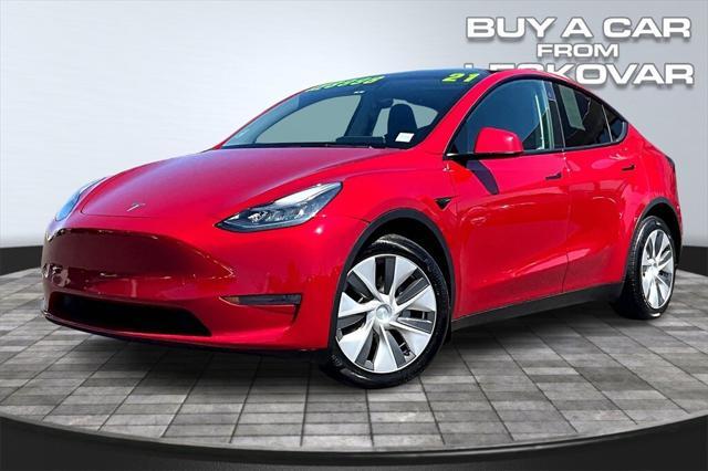 used 2021 Tesla Model Y car, priced at $28,998
