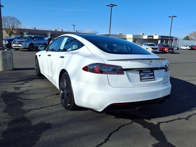 used 2021 Tesla Model S car, priced at $49,998