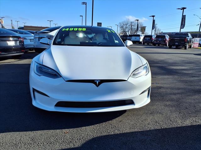 used 2021 Tesla Model S car, priced at $49,998