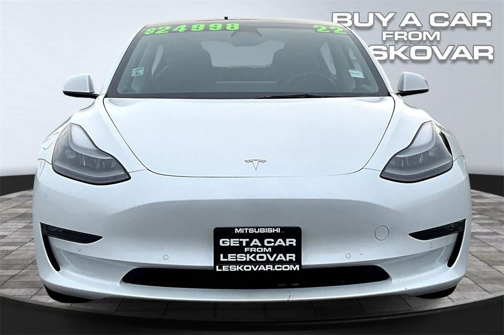 used 2022 Tesla Model 3 car, priced at $21,998