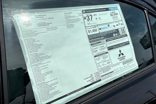 new 2024 Mitsubishi Mirage G4 car