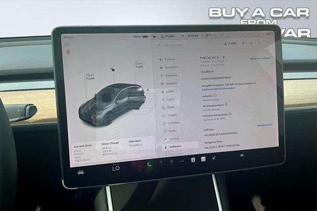 used 2021 Tesla Model Y car, priced at $21,998