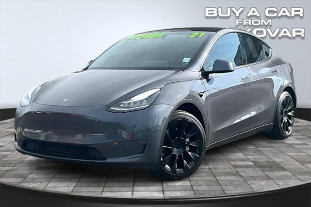 used 2021 Tesla Model Y car, priced at $21,998