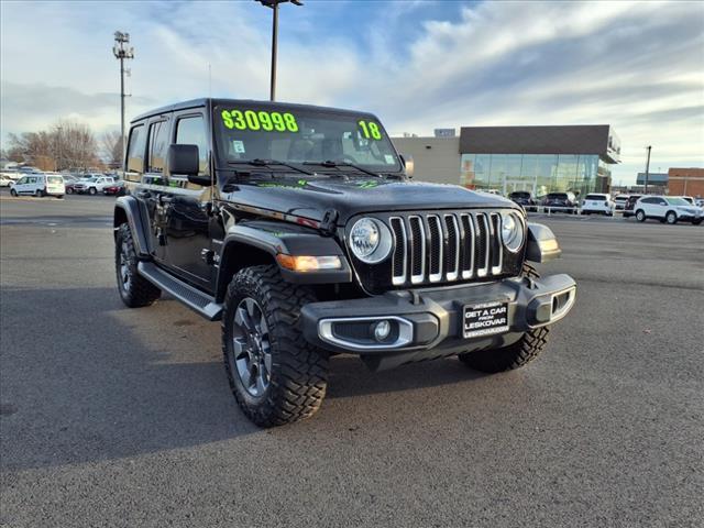 used 2018 Jeep Wrangler Unlimited car, priced at $30,998