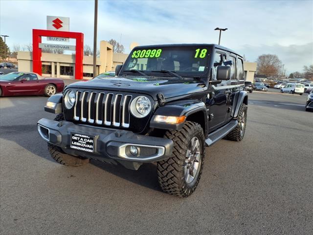 used 2018 Jeep Wrangler Unlimited car, priced at $30,998