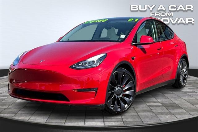 used 2021 Tesla Model Y car, priced at $29,998