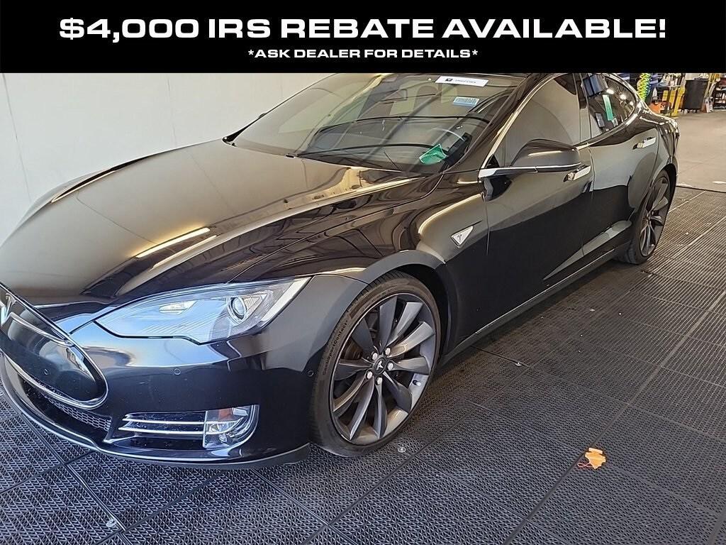 used 2015 Tesla Model S car, priced at $21,998