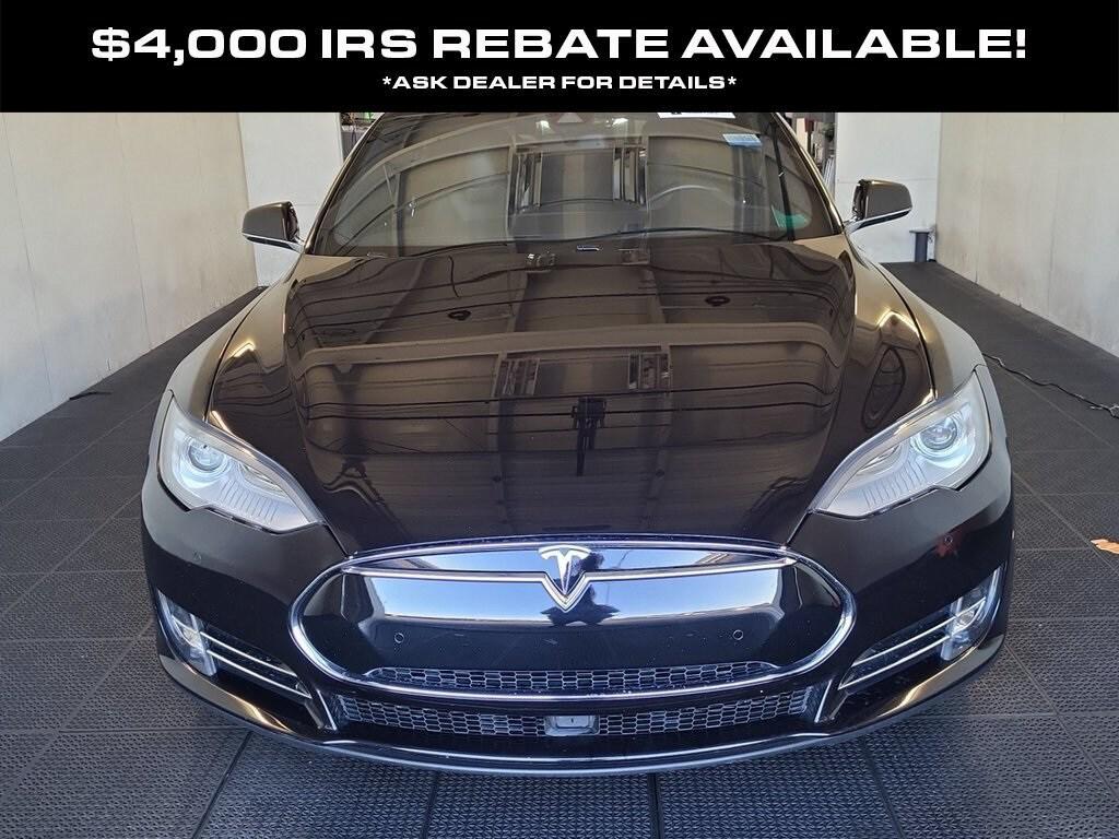 used 2015 Tesla Model S car, priced at $21,998