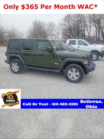 used 2021 Jeep Wrangler Unlimited car, priced at $25,120