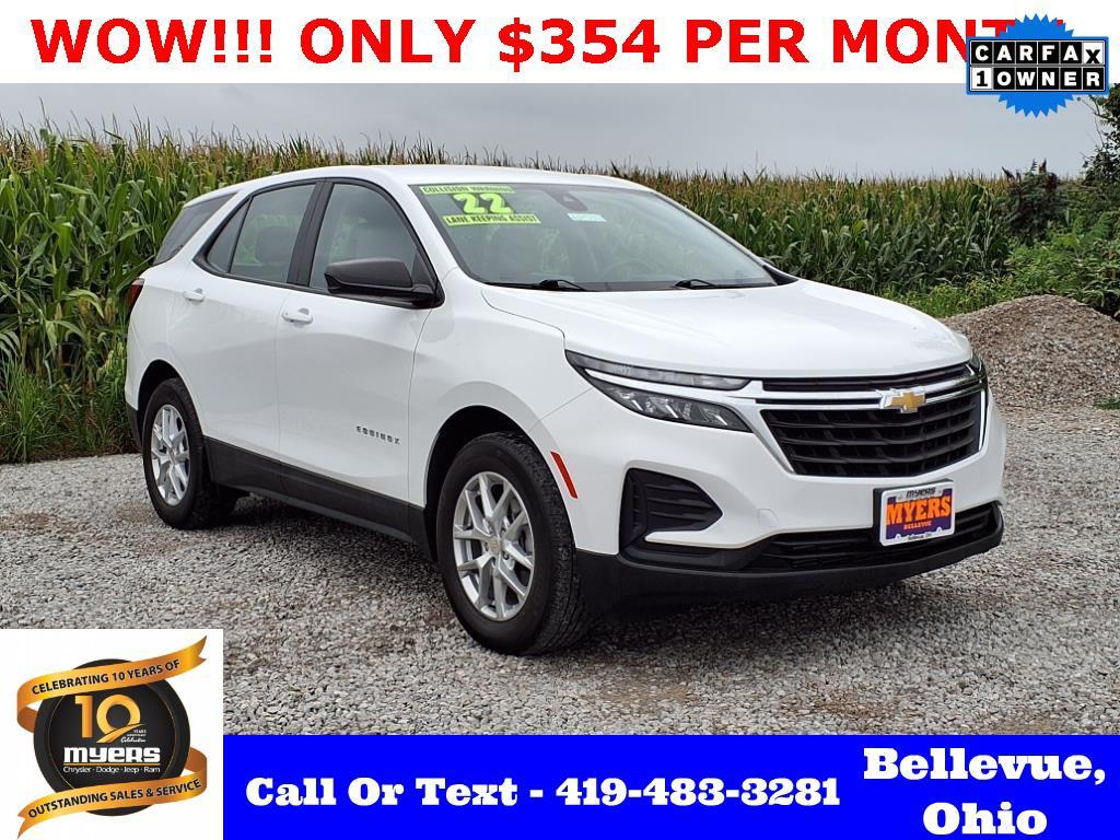 used 2022 Chevrolet Equinox car, priced at $18,500