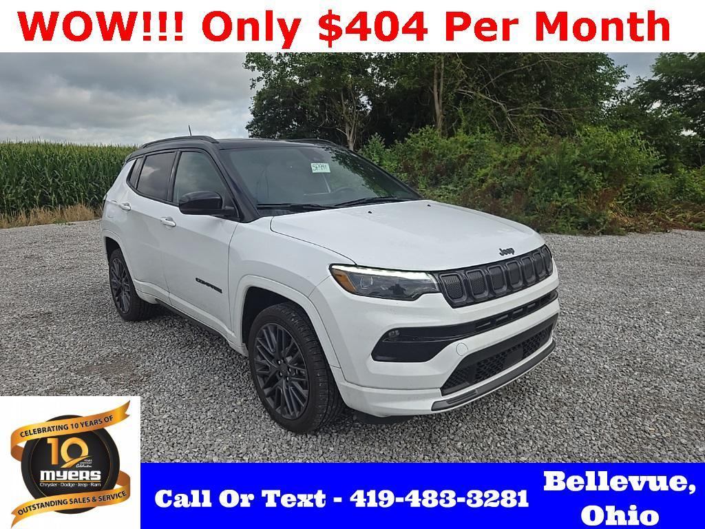 used 2022 Jeep Compass car, priced at $23,700