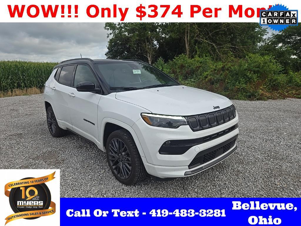 used 2022 Jeep Compass car, priced at $22,600