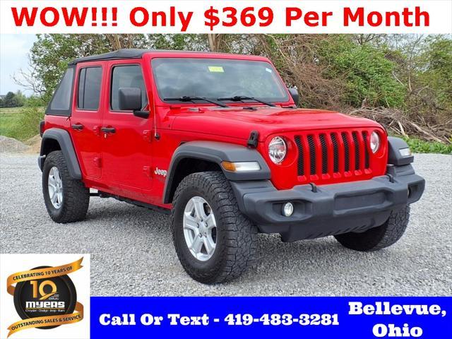 used 2019 Jeep Wrangler Unlimited car, priced at $20,900