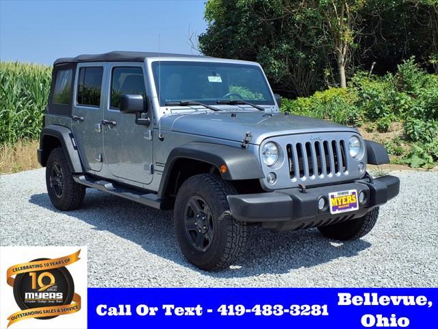 used 2015 Jeep Wrangler Unlimited car, priced at $15,824