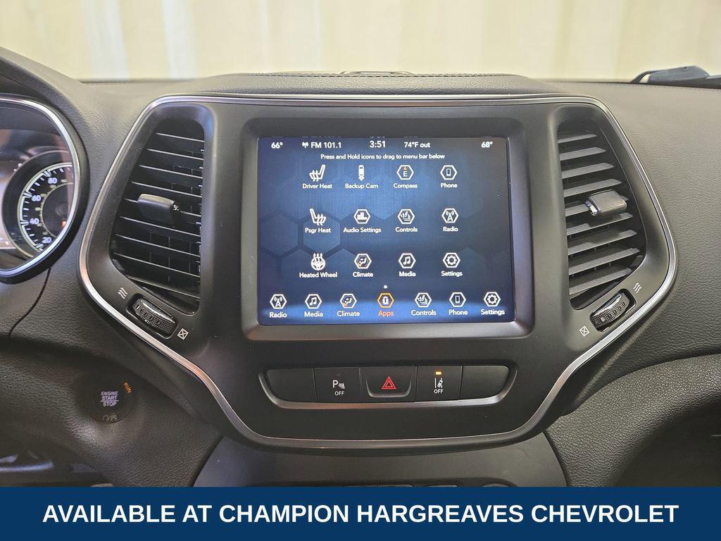 used 2021 Jeep Cherokee car, priced at $21,365