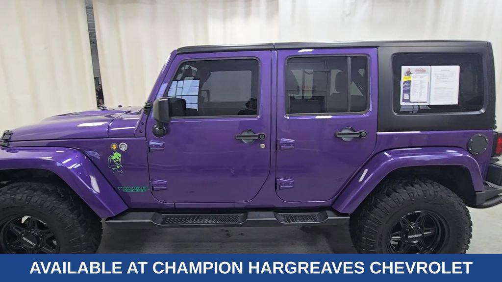 used 2016 Jeep Wrangler Unlimited car, priced at $18,237