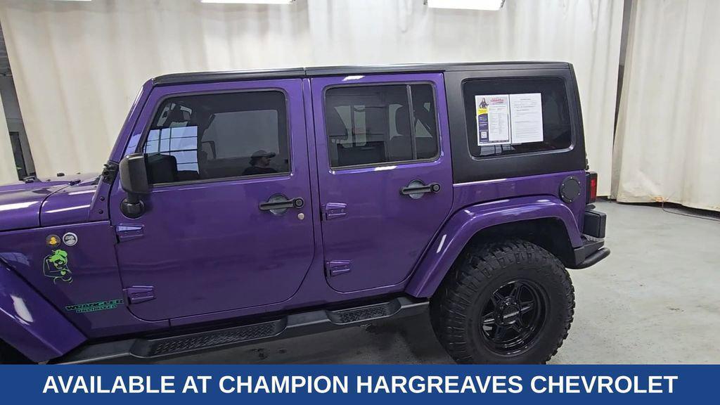 used 2016 Jeep Wrangler Unlimited car, priced at $18,237