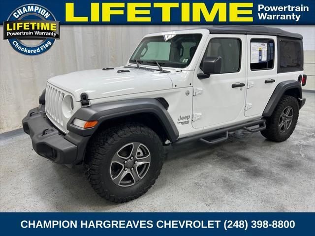 used 2018 Jeep Wrangler Unlimited car, priced at $26,308