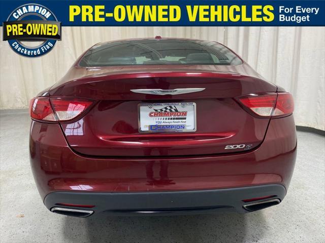 used 2015 Chrysler 200 car, priced at $7,979