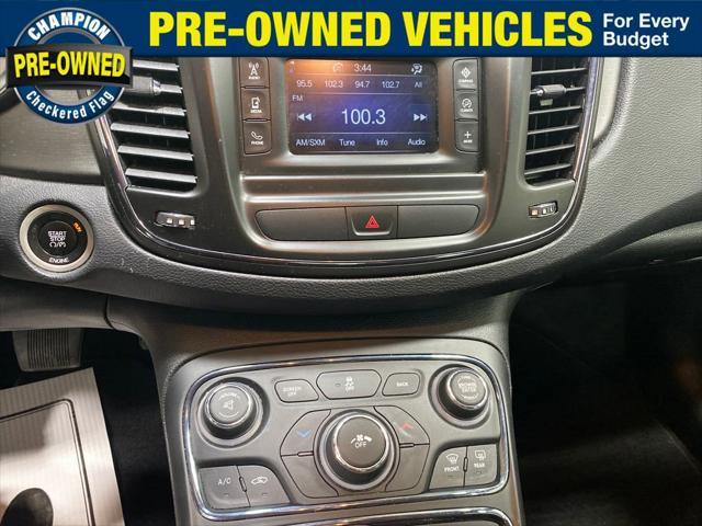 used 2015 Chrysler 200 car, priced at $7,979